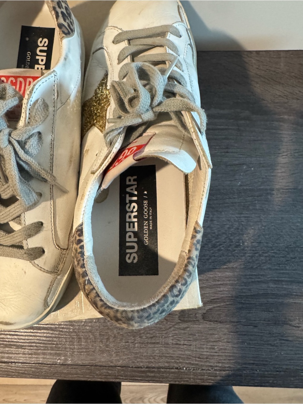 Golden Goose Sneakers with Leopard Accent - Picture 4 of 6